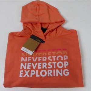 North face Never Stop Exploring hooded sweatshirt